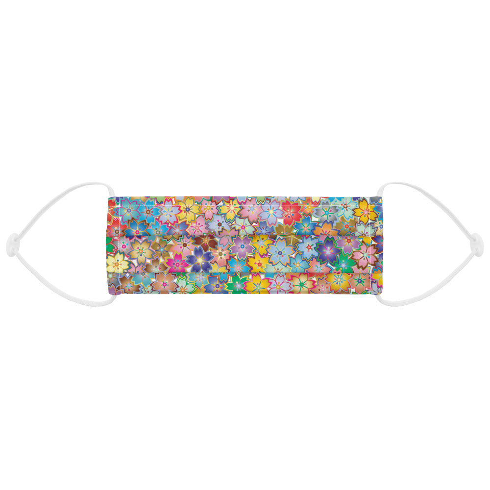 Floral Mosaic ~ Premium face mask