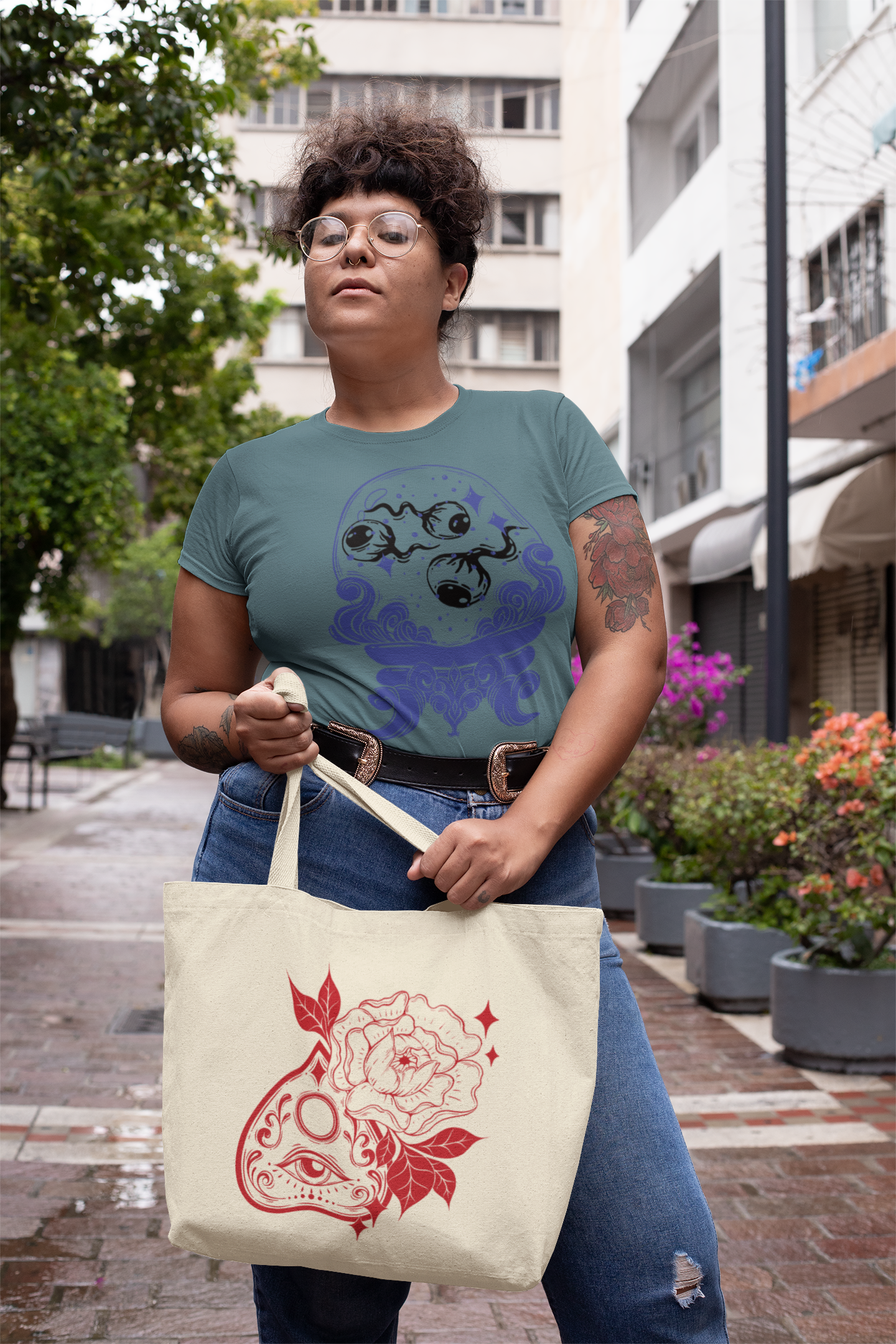 Red Mystical Tote