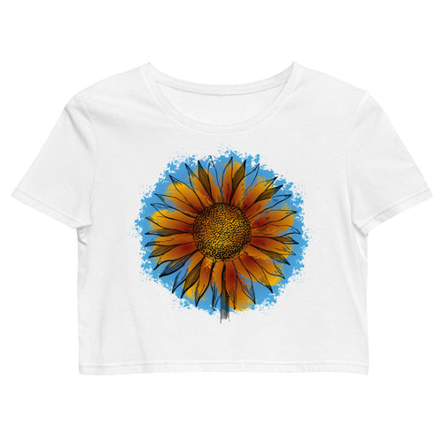 Brushed Sunflower Crop Top