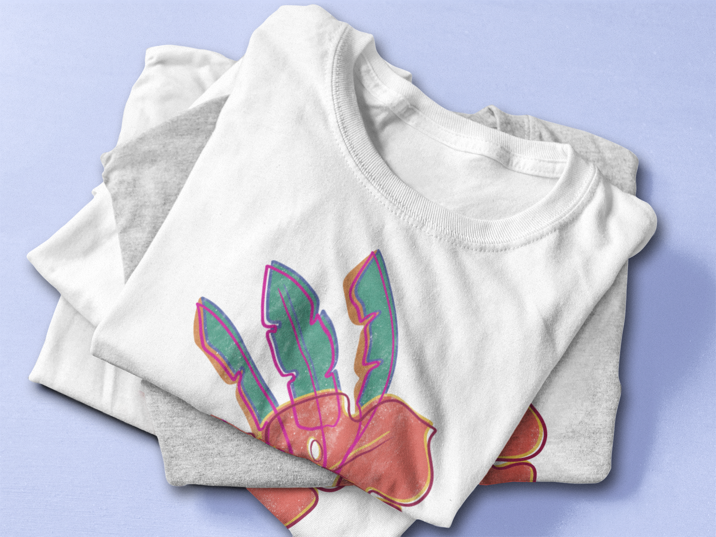 Artsy Tropical Leaves