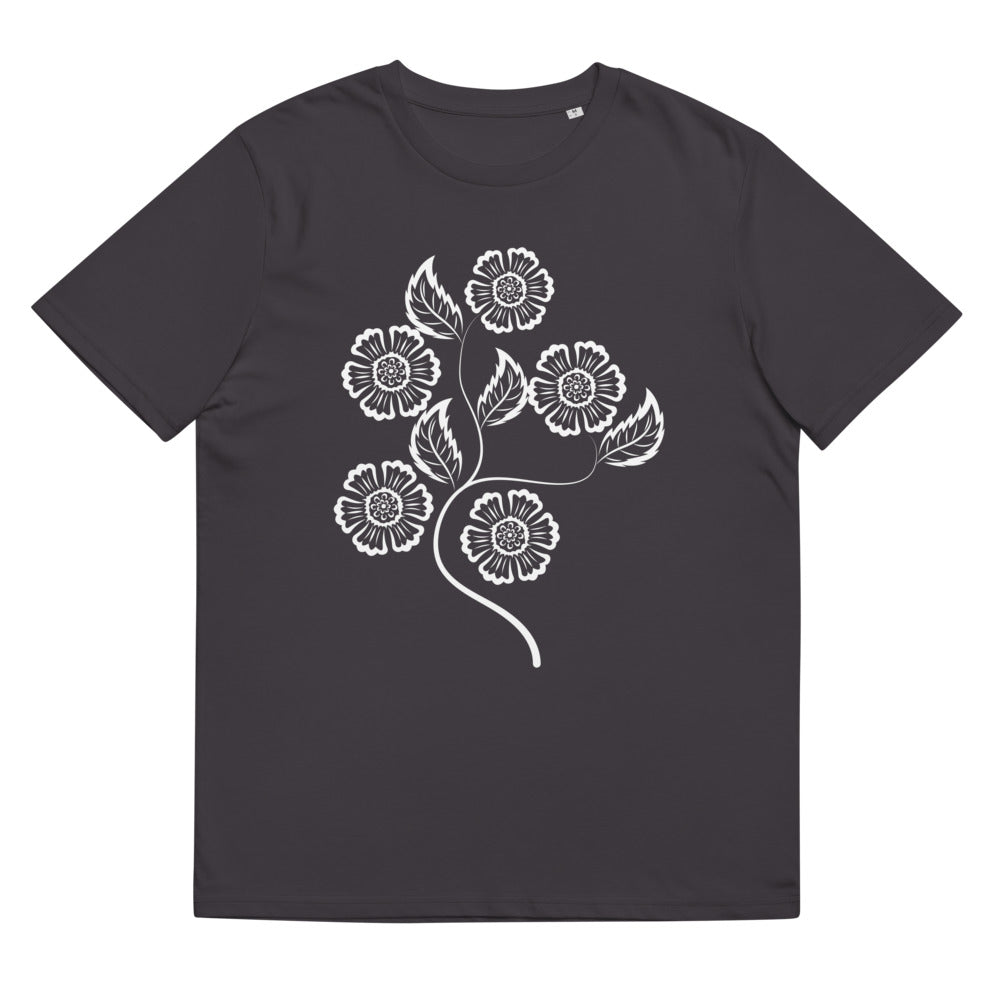 White Flowers Tee – Wild & Organic Botanical Shirt