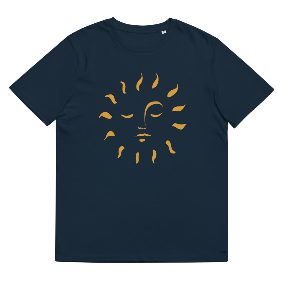 Sunny Face Tee – Joyful Eco Tee for Outdoor Days