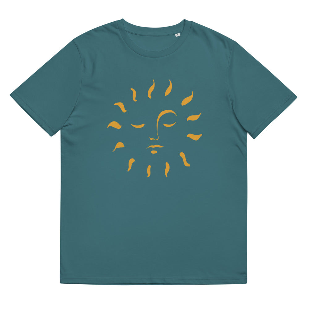 Sunny Face Tee – Joyful Eco Tee for Outdoor Days