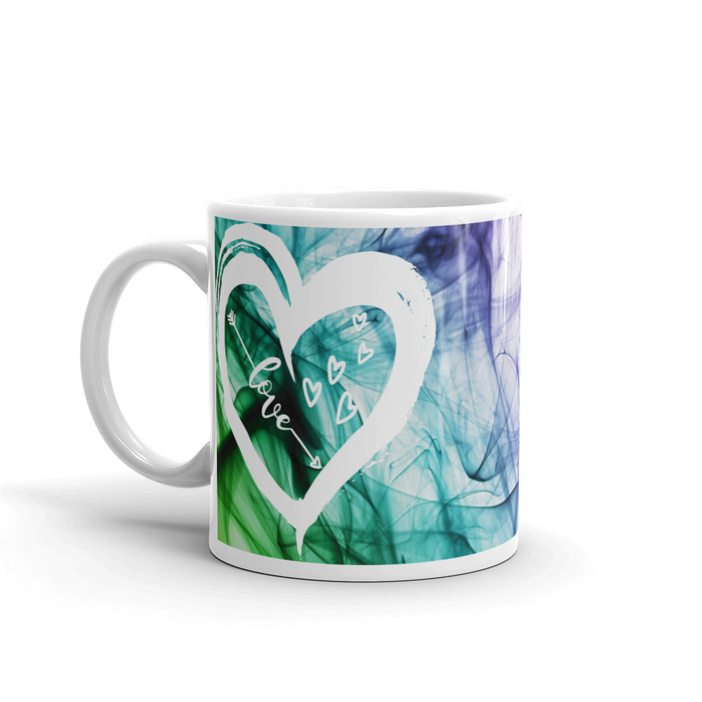 Tie Dye Love Mug